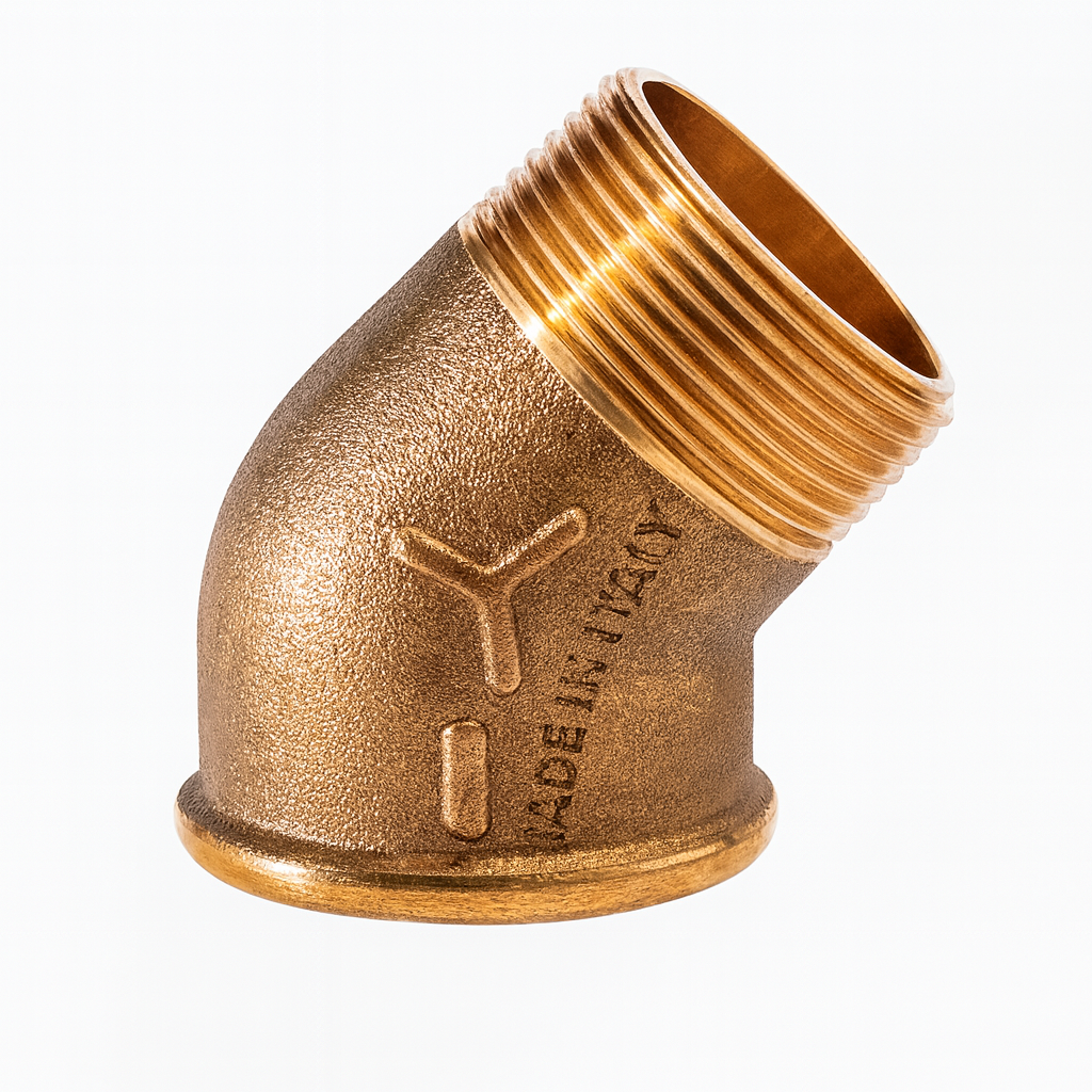 Elbow 45 DEGREES Fem.-Male thread / CR